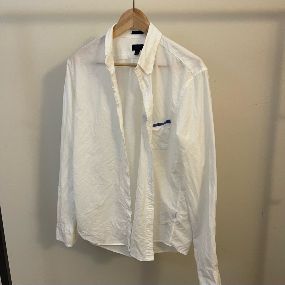 J crew white shirt (M)